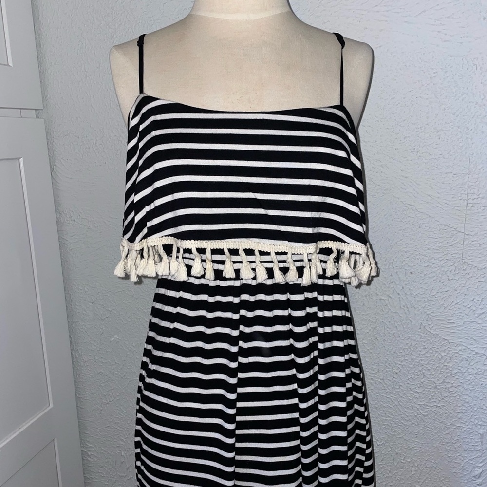 long striped summer dress